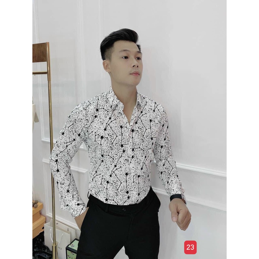 Áo Sơ Mi Nam Dài Tay 🔵 𝐅𝐑𝐄𝐄 𝐒𝐇𝐈𝐏 🔵 Sơ Mi Nam Vải Lụa Co Giãn Hàng Quảng Châu Thời Trang Hpfashion - Asmnhp013 | BigBuy360 - bigbuy360.vn