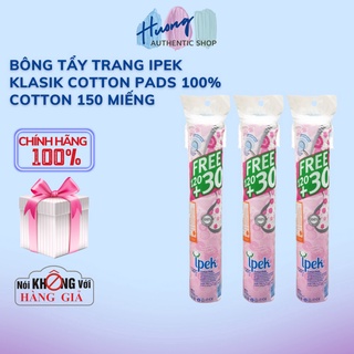 Bông Tẩy Trang Ipek Klasik Cotton Pads 100% Cotton 150 Miếng