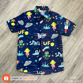 [Yeah1Shop]- Áo sơ mi UFO (M, L, XL) (SMHH)