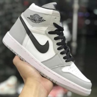 Giày Sneaker 𝐍𝐈𝐊𝐄 AIR 𝐉𝐎𝐑𝐃𝐀𝐍 𝟏 High Smoke Xám Cổ Cao Full Size Nam Nữ