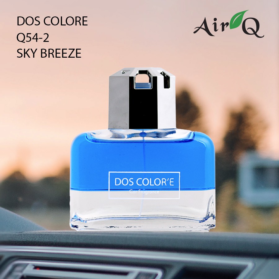 [Mã BMINC50 giảm 10% đơn 99k] Nước Hoa Ô Tô AIR-Q Dos Colore Q54-2 Sky Breeze 95ml - Nhập Khẩu Chính Hãng