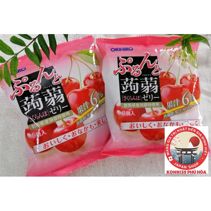 Thạch rau câu Orihiro ( nhiều vị ) Hàng Nội Địa Nhật 120 g