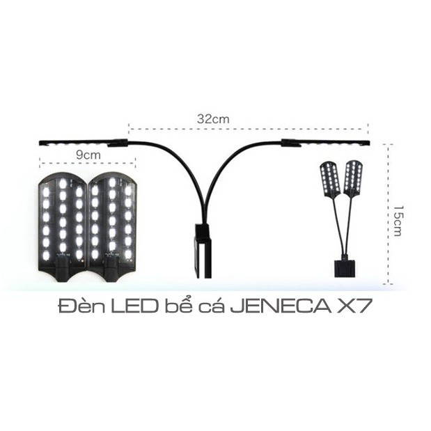 ĐÈN LED KẸP BỂ CÁ X7 - ĐÈN LED KẸP GIÁ RẺ NHẤT- ĐÈN HỒ THỦY SINH - HỒ CÁ CẢNH