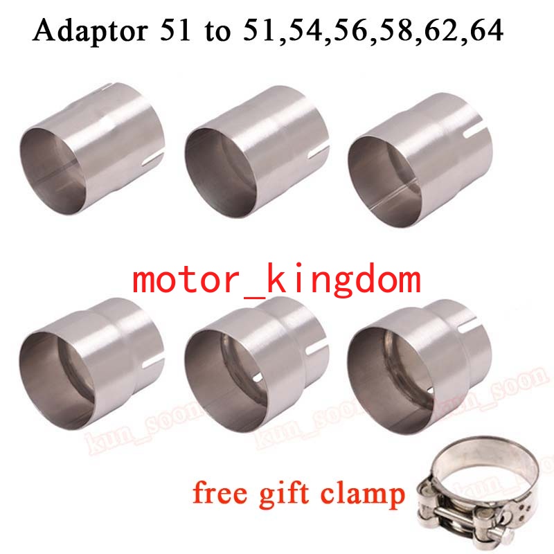 Đầu Nối Ống Xả Khí 51MM Sang 52MM 54MM 56MM 58MM 62MM 64MM