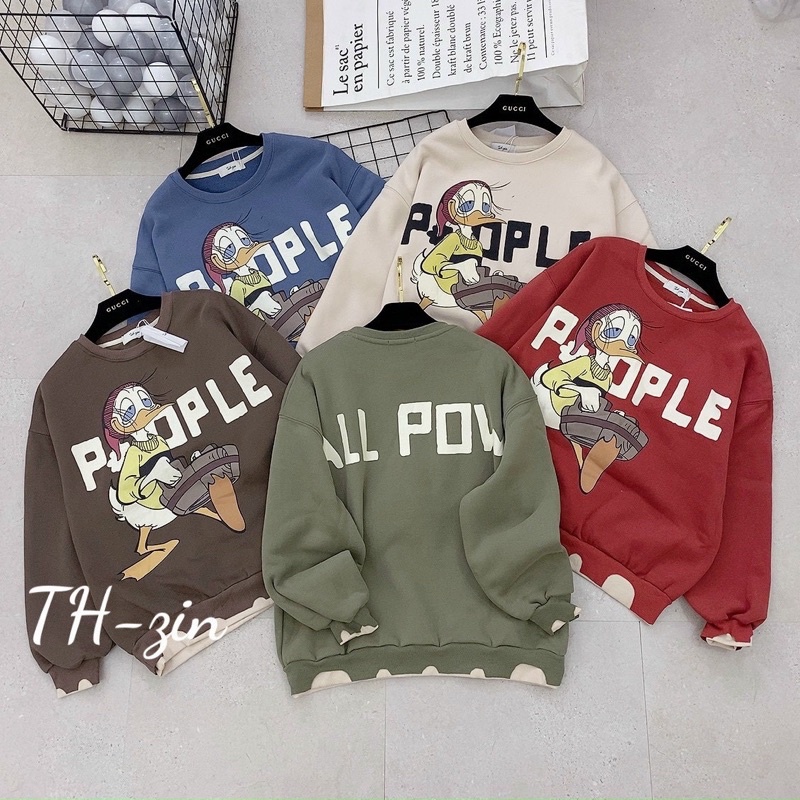 Áo nỉ sweater vịt ms215 | BigBuy360 - bigbuy360.vn