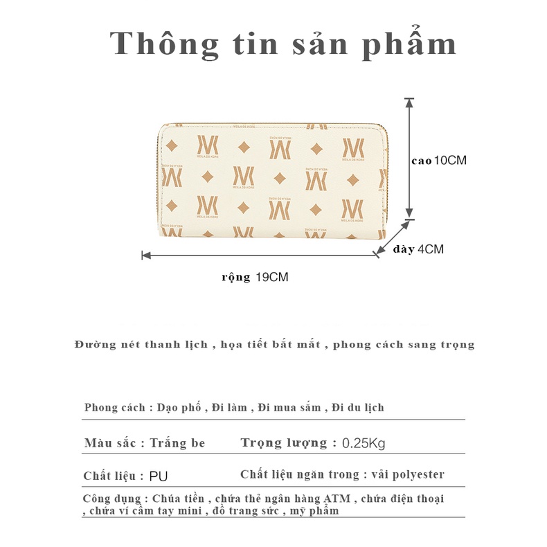 Ví nữ dài cầm tay , Bóp nữ dài đẹp nhiều ngăn đựng thẻ ,giấy tờ  giá rẻ phong cách trẻ trung , siêu đẹp tiện lợi VN60