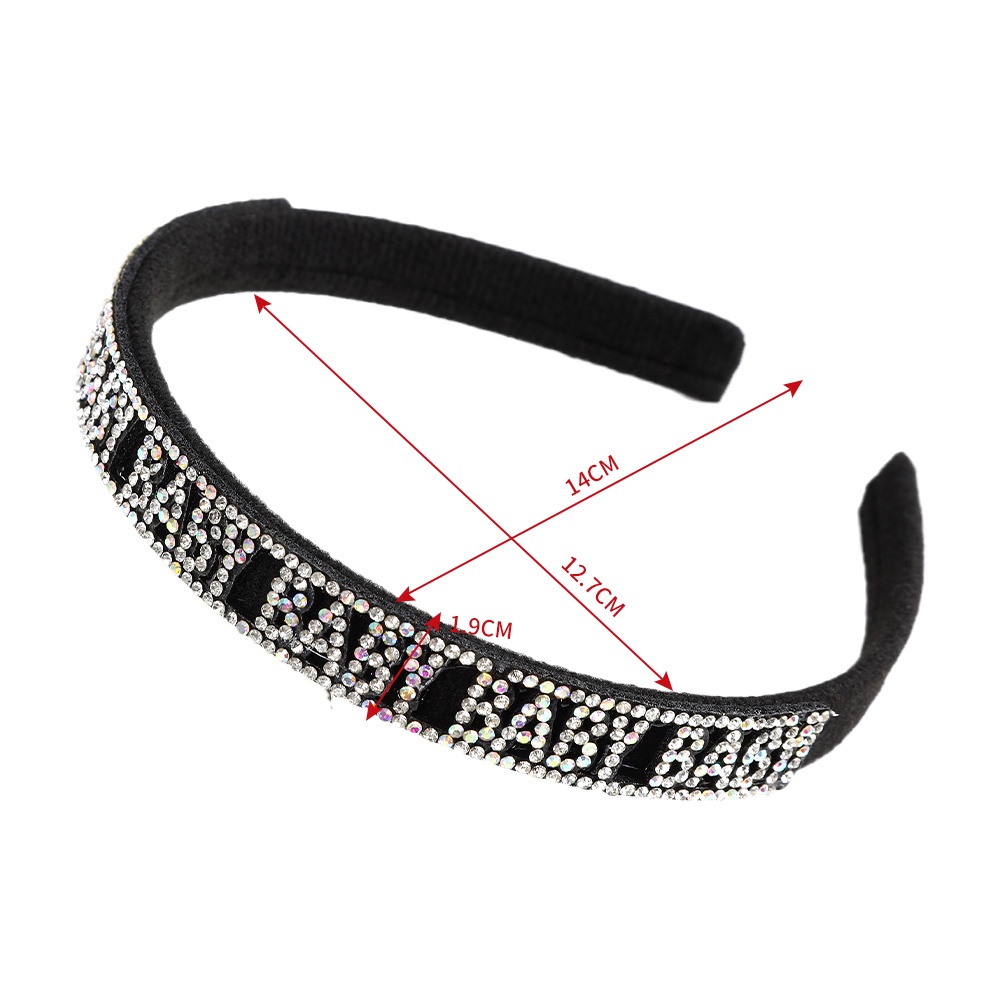 Cài Tóc Haimeikang Họa Tiết Chữ Happy Baby Phong Cách Hàn Quốc Mới