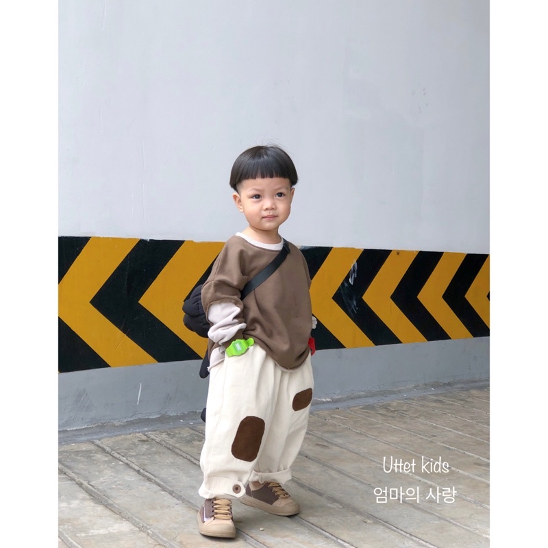 ÁO SWEATER CHO BÉ GÁI VÀ BÉ TRAI PHONG CÁCH HÀN QUỐC 1568 FORM CHUẨN SIZE