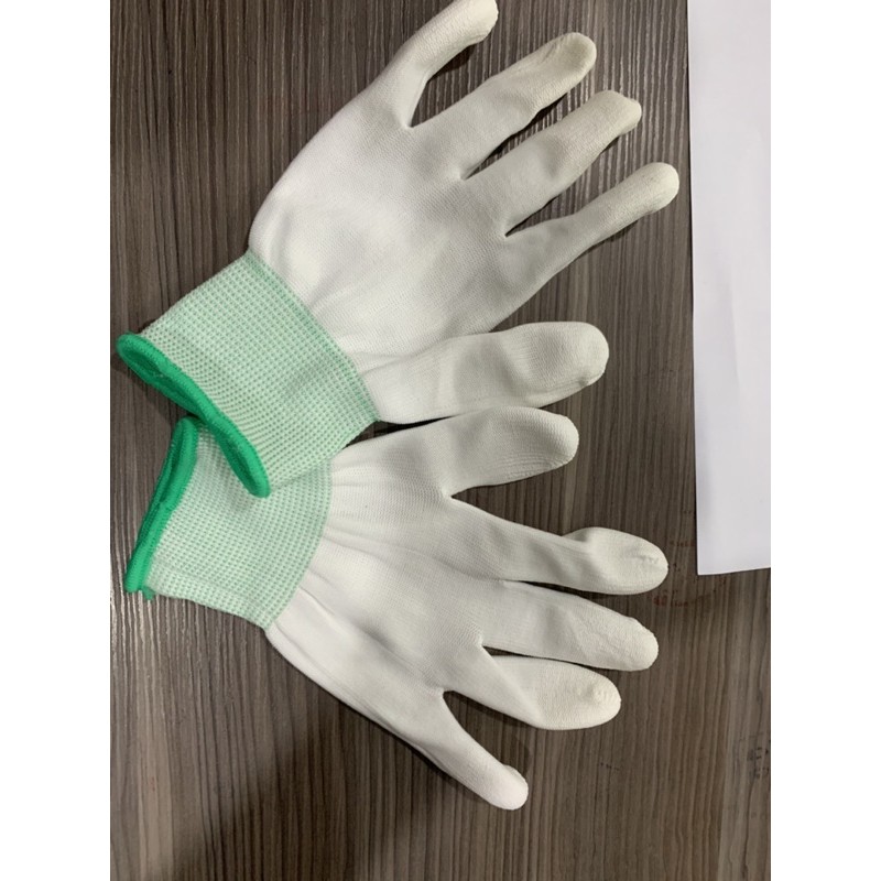 Găng tay, găng tay bảo hộ lao động phủ PU đầu ngón tốt, dày dặn. Cam kết hàng chuẩn, chất lượng