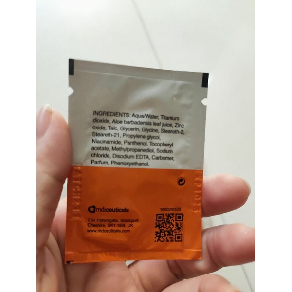 gói Kem chống nắng Md 3d gói mini sachet 3d moisturizing sunscreen 1.5ml