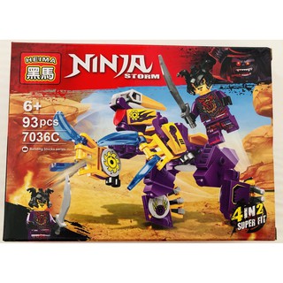 lego mini ninja cưỡi rồng (4 mẫu)