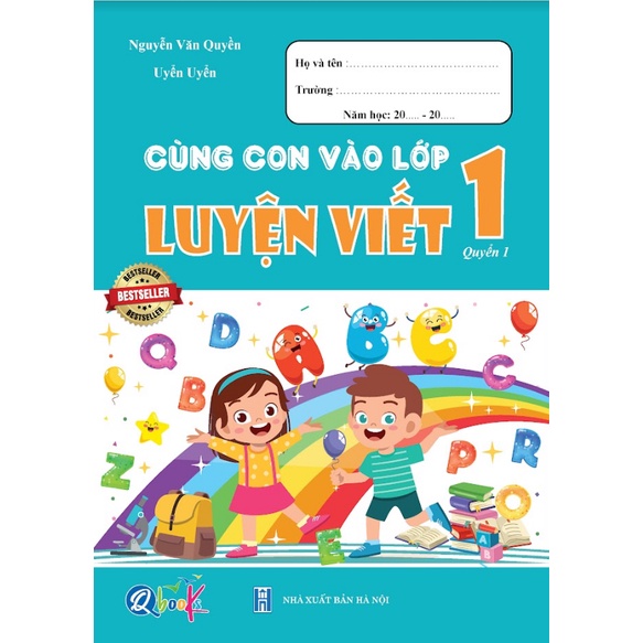 Sách - Combo Cùng Con Vào Lớp 1 Môn Toán và Luyện Viết theo chương trình mới, dễ học dễ hiểu tặng Bé tập tô chữ thường