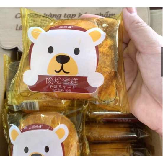 Bánh Ruốc Gấu Siêu Ngon - Gói 40gr ( Date luôn mới ).