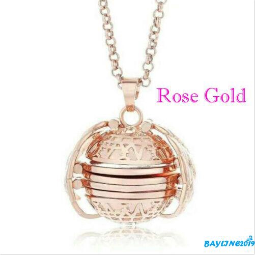 Dây chuyền mặt tròn khắc hình đôi cánh thiên thần