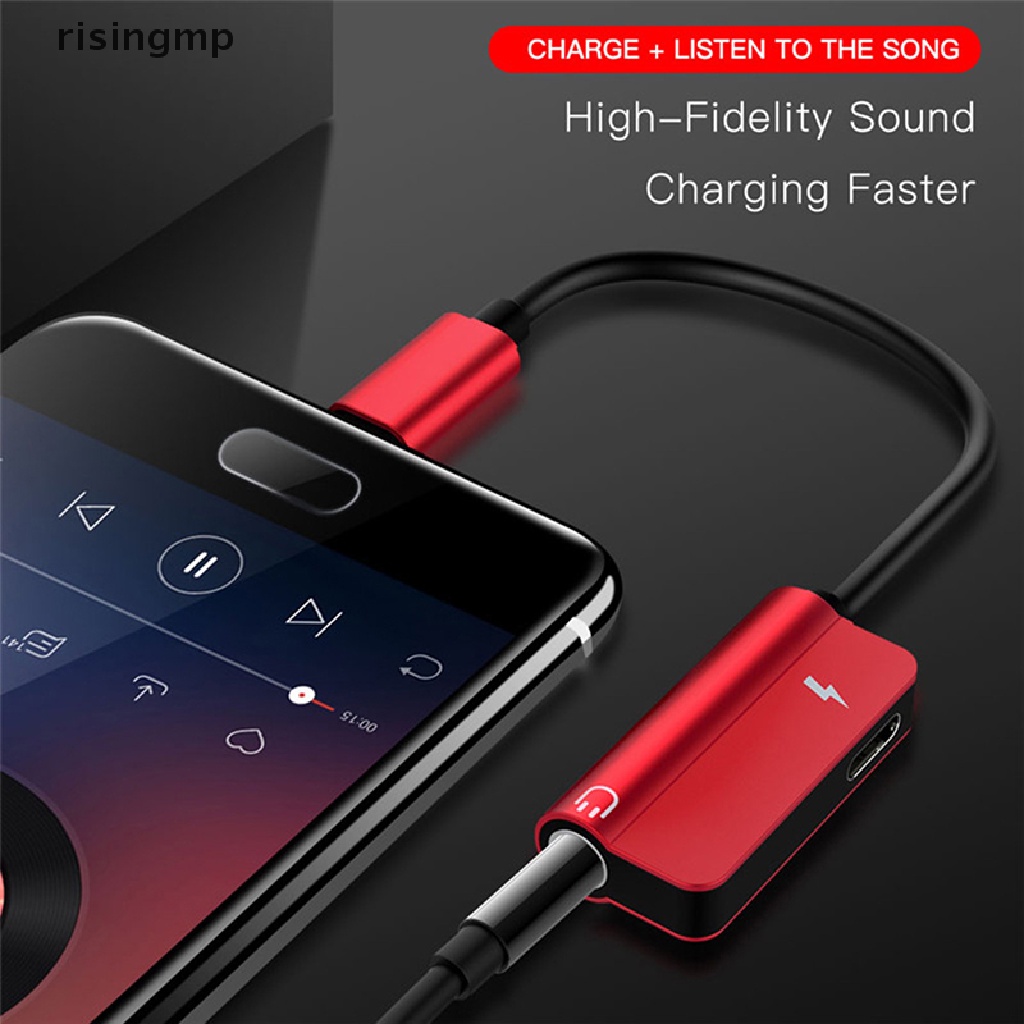 Dây cáp âm thanh usb type c 2 trong 1 sang giắc cắm 3.5mm