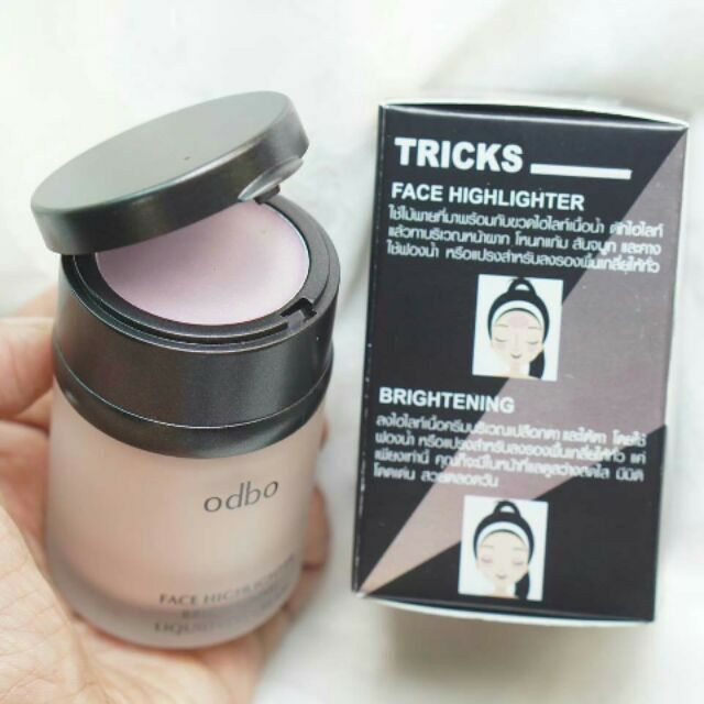 Kem lót kiêm bắt sáng Odbo Face Highlight Brighten Thái Lan OD410 (30ml kem lót + 2g sáp mắt) | BigBuy360 - bigbuy360.vn