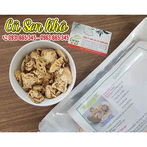 Củ Sen Khô 100g - 100% Chất Lượng - Đông Y Thanh Bình