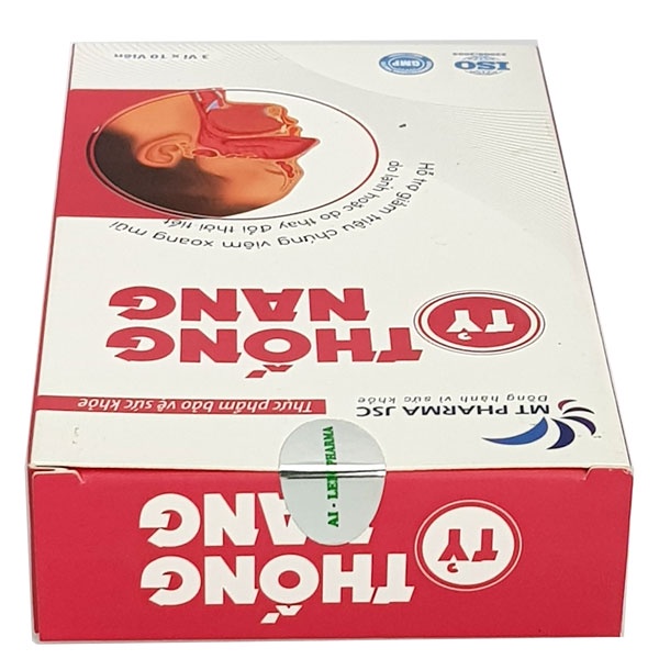 Tỷ Thống Nang - Hỗ trợ giảm các triệu chứng viêm xoang (30 viên)