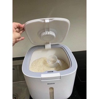 🌟[FREESHIP]🌟 Thùng đựng gạo ecoco đựng được 10kg gạo