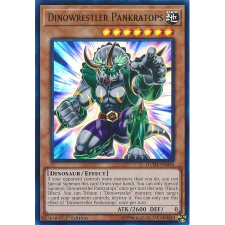 Lá bài thẻ bài DUDE-EN036 - Dinowrestler Pankratops - Ultra Rare