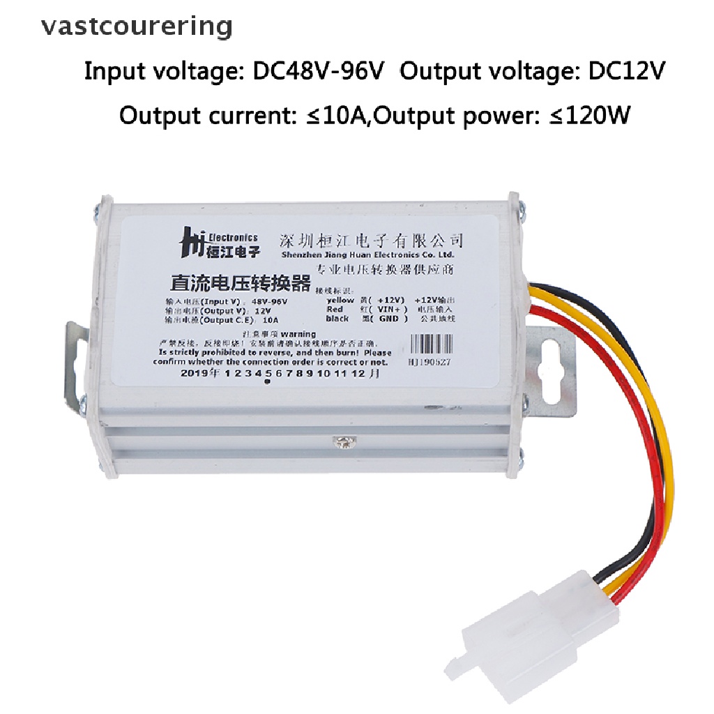 Bộ Chuyển Đổi Vast DC 48V-96V Sang 12V-10A 120W Cho Bình Ắc Quy Xe Hơi