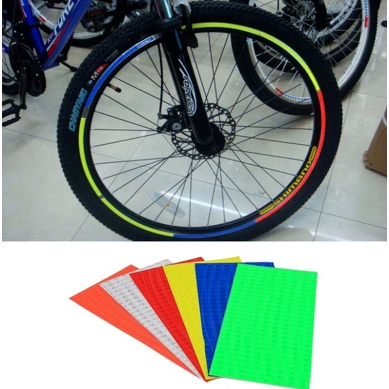 Sticker Phản Quang Dán Bánh Xe Đạp Leo Núi Độc Đáo