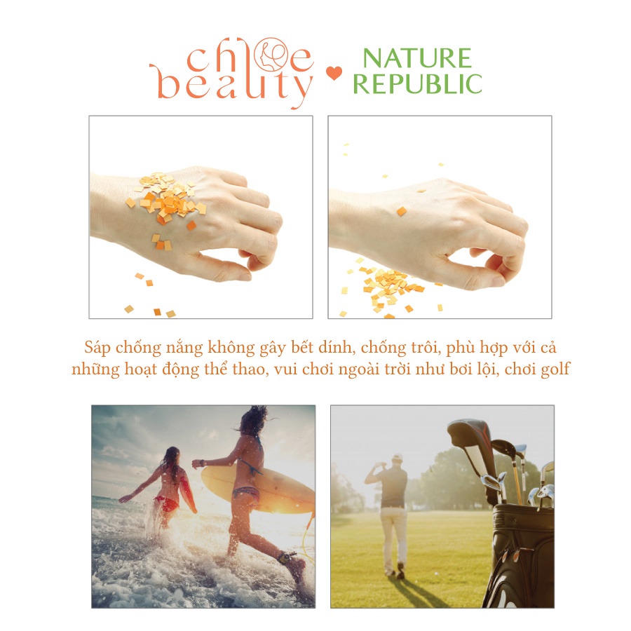 Kem chống nắng dạng sáp lăn NATURE REPUBLIC California Aloe Fresh Powdery Sun Stick SPF50+ PA++++ 24g