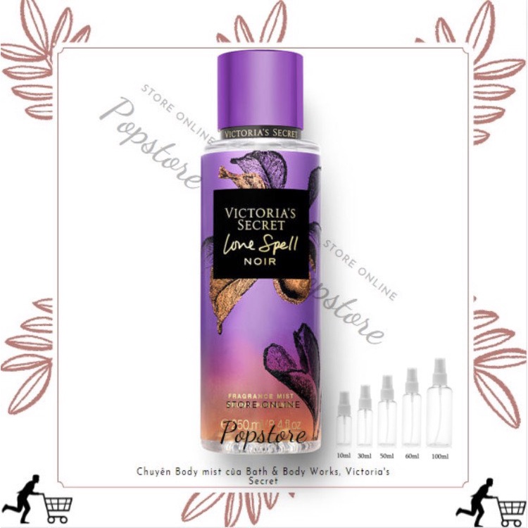 Xịt Thơm Body 𝗩𝗜𝗖𝗧𝗢𝗥𝗜𝗔'𝗦 𝗦𝗘𝗖𝗥𝗘𝗧 "Love Spell Colection"