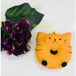 ( BMVS) Squishy bánh mèo donut mèo vàng sẫm - kiểu dáng bắt mắt   ( nguyenhuyen9916)