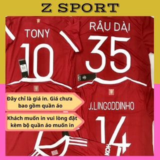 In áo bóng đá 2022 in chuyển nhiệt,in decal,logo cao cấp (mua kèm đơn áo )