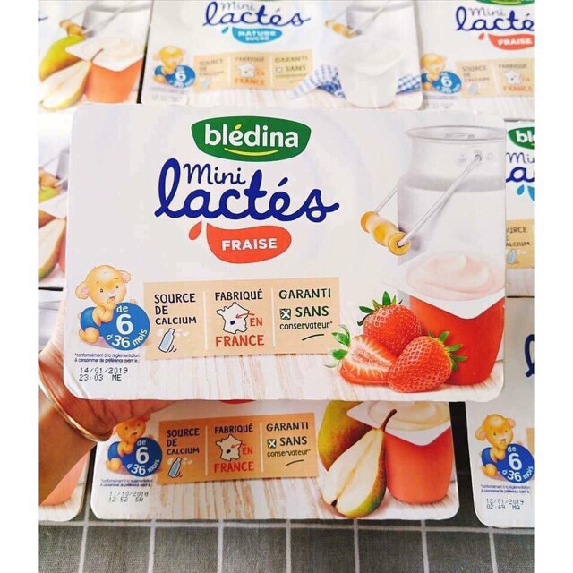 [9-11/2021] Sữa chua Bledina 6x60gr hàng Pháp