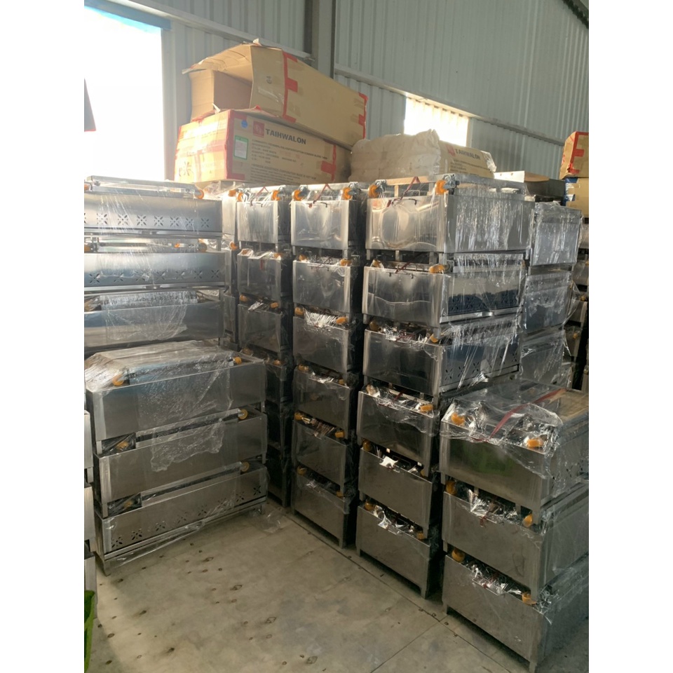 BẾP NƯỚNG THAN INOX NGOÀI TRỜI LOẠI ĐẠI