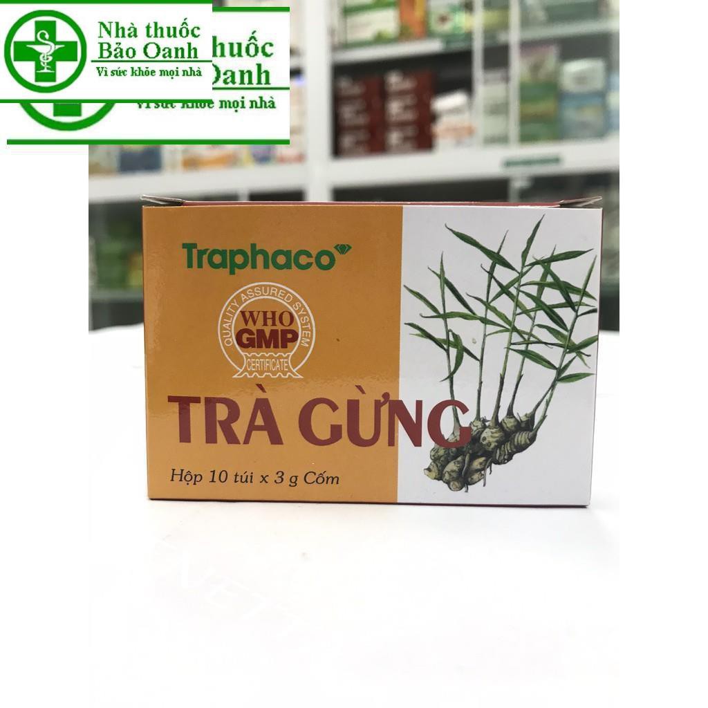 Trà gừng Traphaco (Hộp 10 túi) - Trapharco