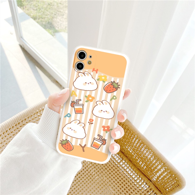 ỐP IPHONE BẢO VỆ CAM Mặt hoạt hình dễ thương vuông cạnh ốp lưng 12 pro max  full case 6 đến 13promax tr1199