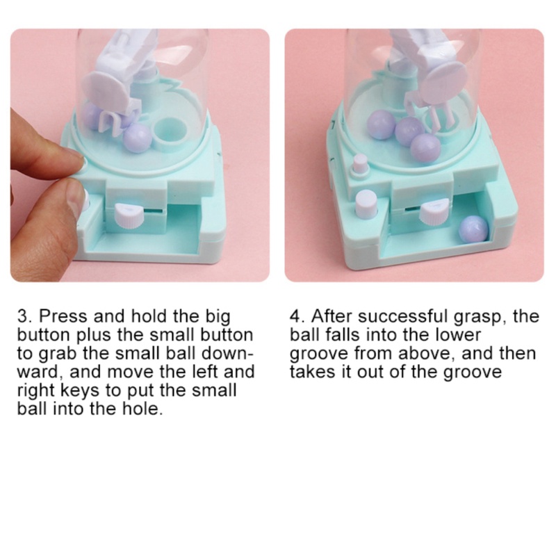 Đồ Chơi Máy Gắp Búp Bê Mini Cầm Tay Mắt Vui Nhộn Cho Bé