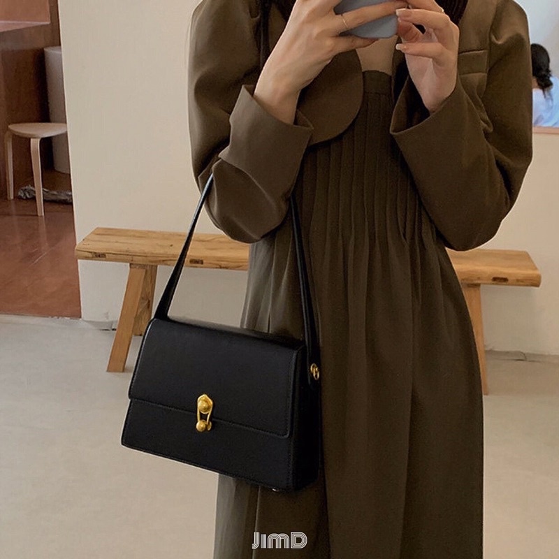 Túi xách thời trang nữ da cao cấp khoá cài - CP001