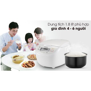 Nồi cơm điện tử Panasonic 1.8 lít SR-CL188WRA