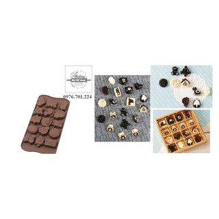 Khuôn socola silicone nhiều hình