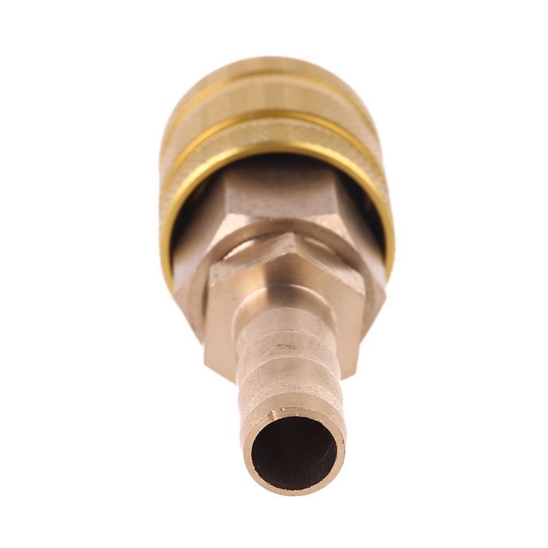 Đầu Nối Khí 1 / 4 NPT Bằng Đồng Thau Đặc 8mm Thông Dụng Cho Xe Đạp / Xe Máy