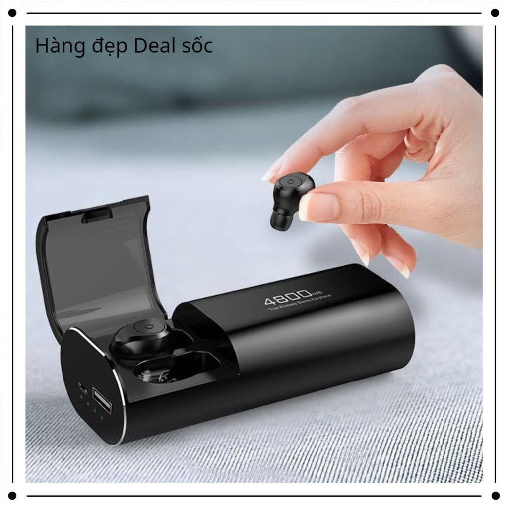 Tai nghe Bluetooth Không Dây Nhét Tai Kiêm Sạc Dự Phòng Amoi S11 TWS Nâng Cấp Hơn i7, i9, i12, F9, F9 Pro