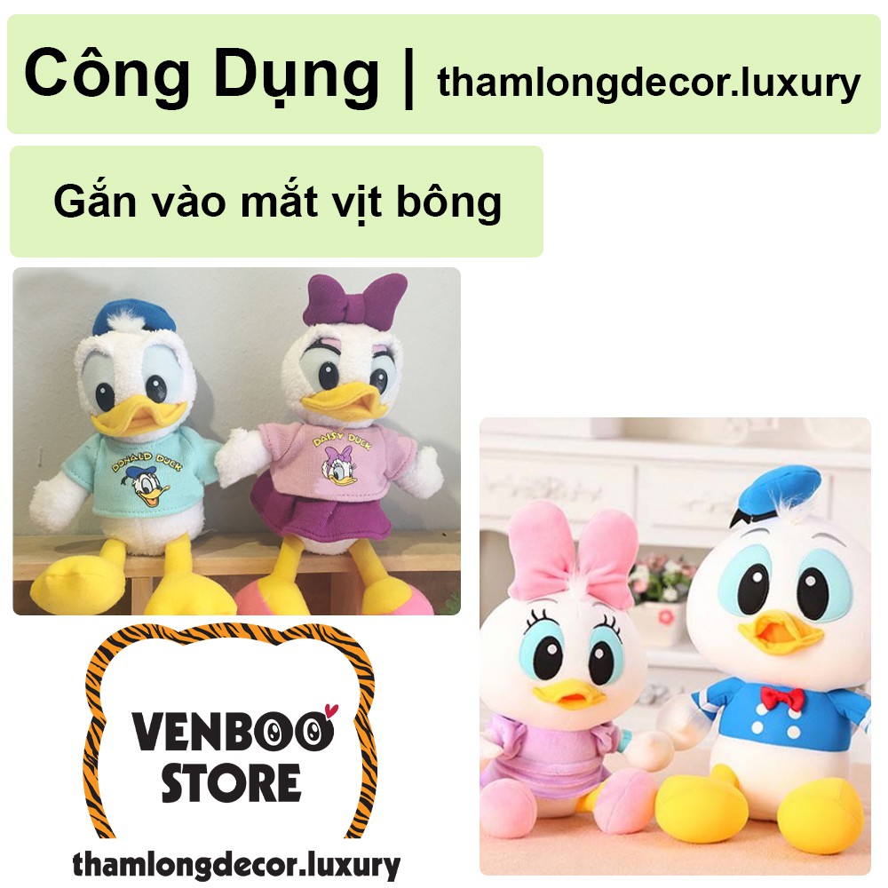 100 Mắt thú bông mắt vịt bông Donald cute | Phụ kiện mắt mũi gấu bông GIÁ XƯỞNG