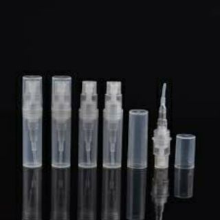 Chai chiết nước hoa vial nhựa xịt 2ml/ lọ chiết nước hoa 2ml