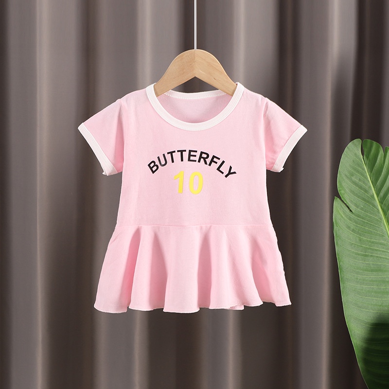 Váy bé gái, đầm bé gái chất vải cotton mặc hè, mẫu mới hè thoáng mát size từ 6 đến 22kg