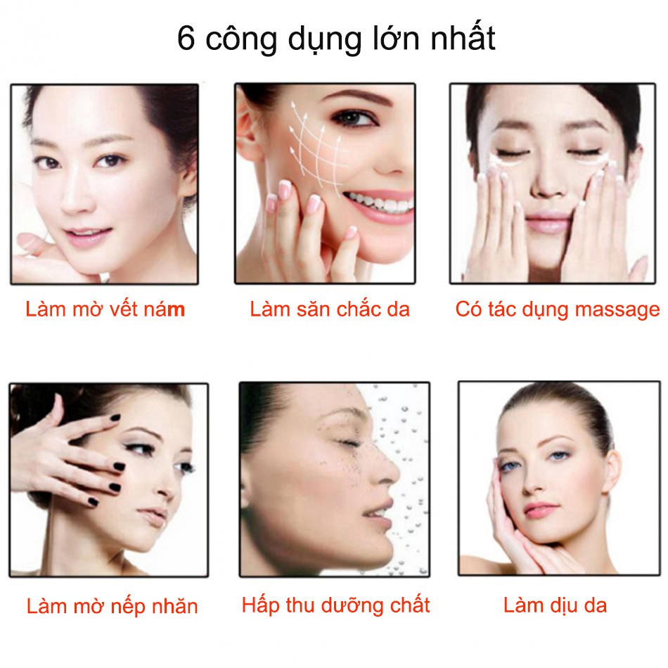 Máy Rửa Mặt❤️ Máy Massage Mặt Cầm Tay❤️ ION 2 Chế Độ Chính hãng