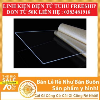Mica Trong Khổ A4 Dày 2mm (Mica Đài Loan)