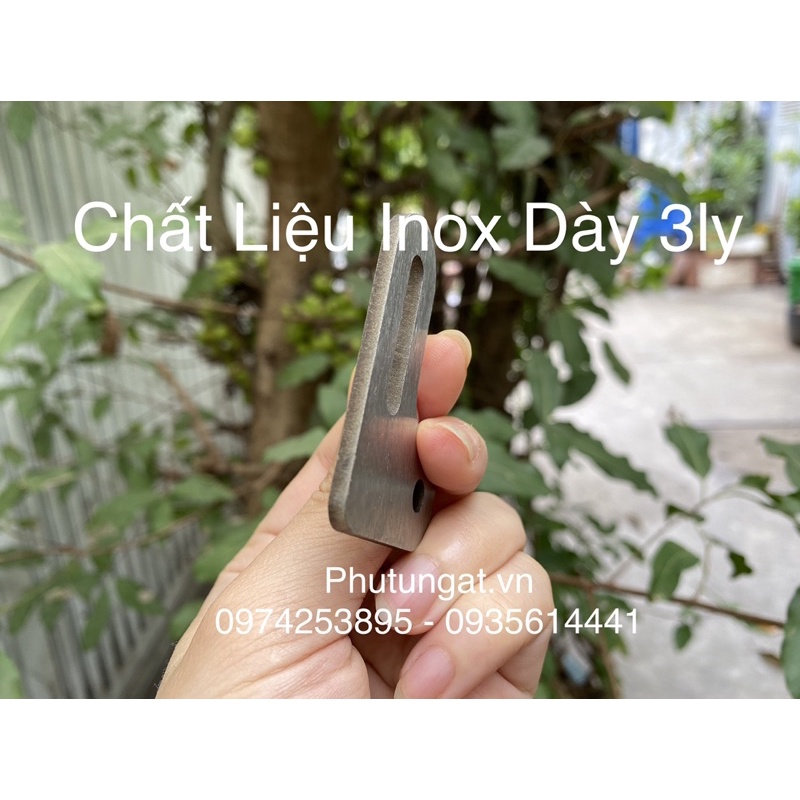 Pát Lắp Trợ Sáng Tay Thắng Tay Côn cho xe Ex150 Ex155 chất liệu inox dày 3ly