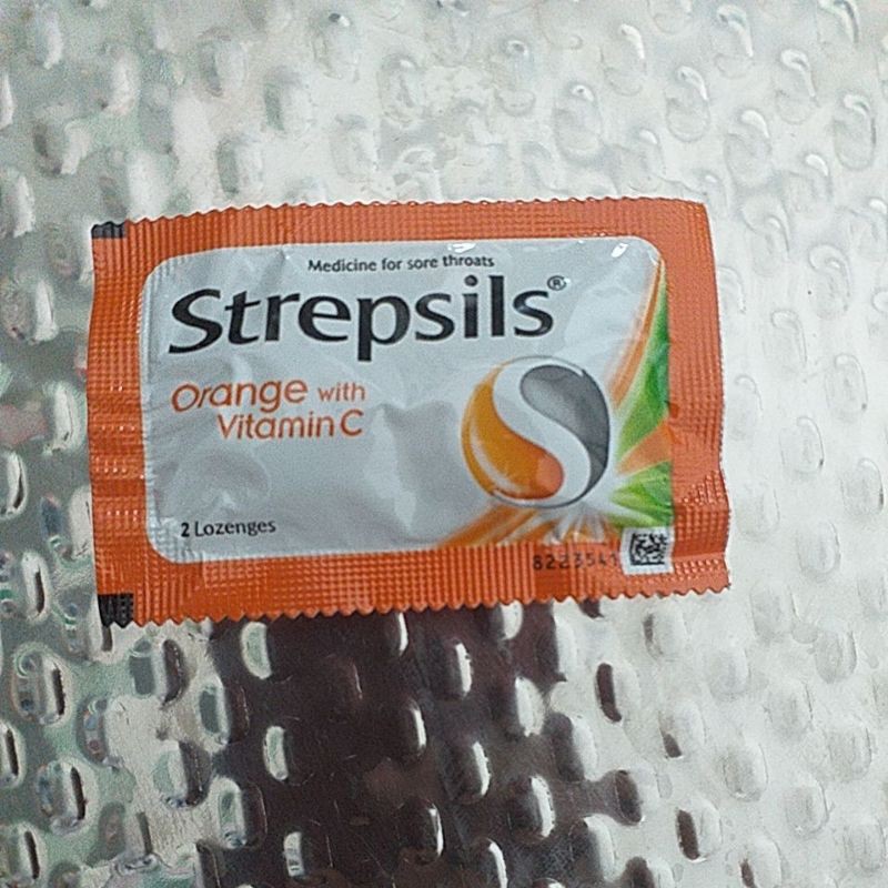 kẹo ngậm strepsils ( bịch 2 viên )