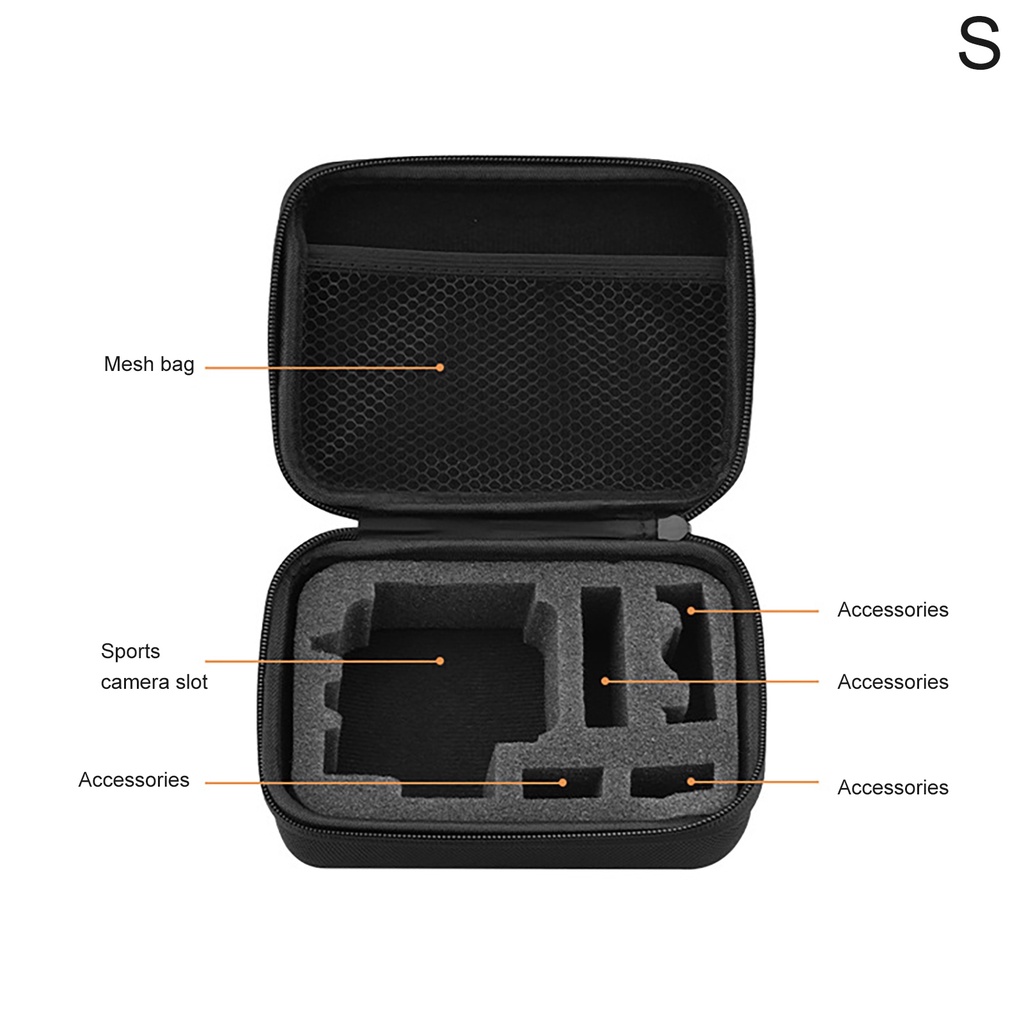 Túi Đựng Máy Ảnh Thể Thao Sức Chứa Lớn Di Động Cho Gopro Hero 9