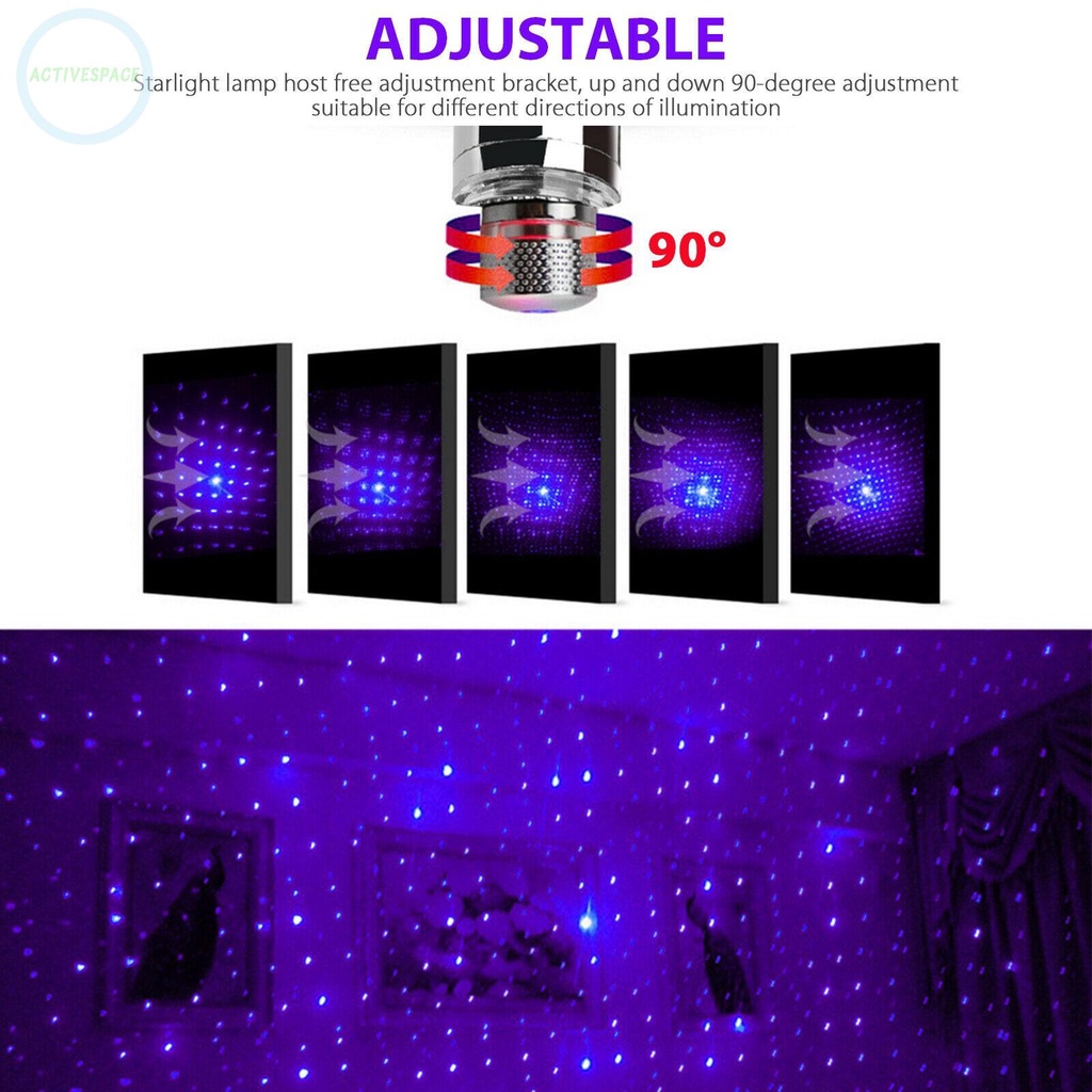 USB Projection Lamp Parts Star Light Starry Night Interior Replacement