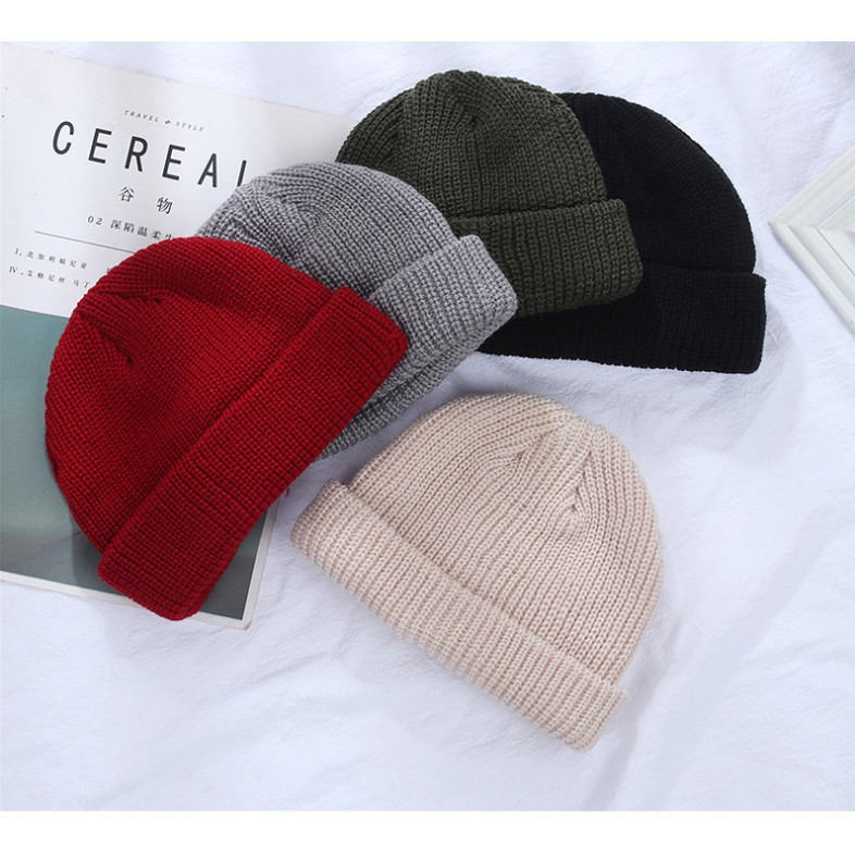 Mũ len beanie trơn unisex nhiều mầu lựa chọn - VHT SHOP